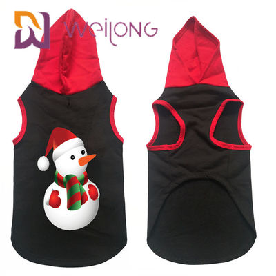 Cute Christmas Fashion Style Pet Hoodie CVC Dog Cat Winter Clothes