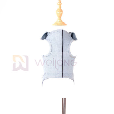 Spring Summer Pet Coat Blue Vintage Washed Pet Denim Jacket For Dog Cat