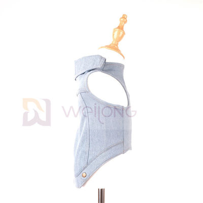 Spring Summer Pet Coat Blue Vintage Washed Pet Denim Jacket For Dog Cat