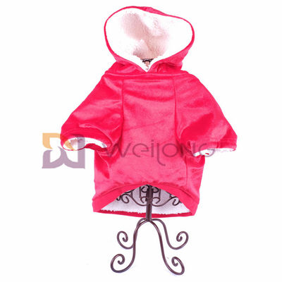 Autumn Shiny Velour Pet Hoodie Soft And Warm BSCI christmas dog jacket Coat