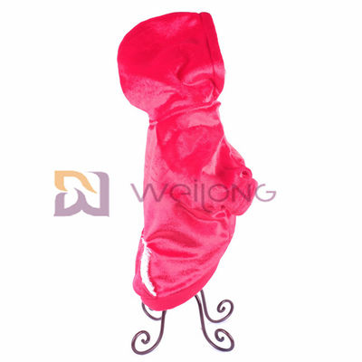 Autumn Shiny Velour Pet Hoodie Soft And Warm BSCI christmas dog jacket Coat