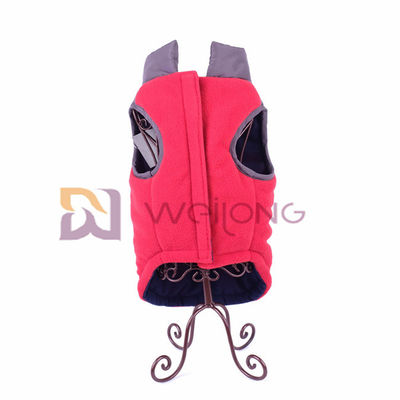 Polar Fleece Waterproof Windproof Turtleneck Pet Jacket Faux Zipper Dog Jacket