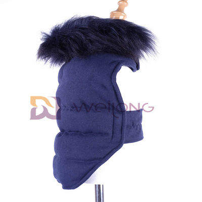 Detachable Plush Collar Wool Small Large Dog Fleece Jacket Coats For Winter BSCI
