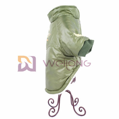 Air Force Snaps Button Opening Pet Jacket Mixed Olives Stylish Dog Coat ISO9001