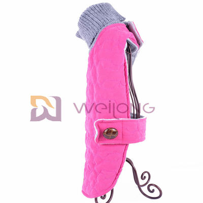 Polyester Wadding Collar Knitted Dog Jumpers Sweater WMT For Dog Warm