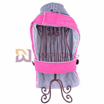 Polyester Wadding Collar Knitted Dog Jumpers Sweater WMT For Dog Warm