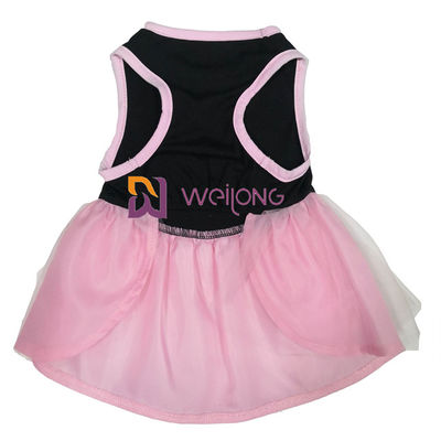 Tulle Skirt  Hot Rhinestone Halloween Tulle Pet Dress / CVC Jersey Dogs Dressed Up