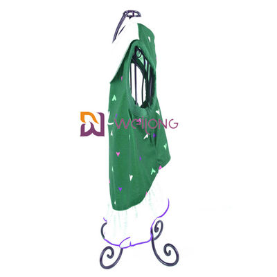 Digital Print Embroider Pet Dress Love Poly Jersey Custom Summer Heart Woven Collar Dog Dressing Gown