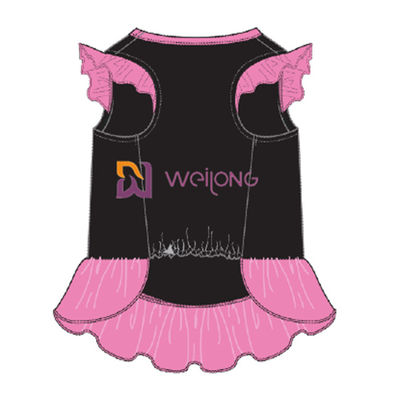 Glitter Print Crown Skirt Pet Dress Customization BSCI / WMT Pet Skirt