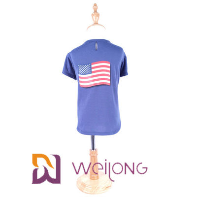 BSCI American Flag  Pet T Shirts For Dogs Independence Day Tank Top Sleeveless Vest