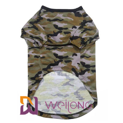 Poly Camo Skull Halloween Pet T Shirt for Dog 100% Poly Jersey  180G