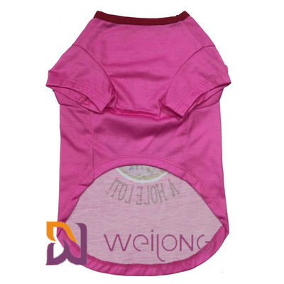 Rubber Print Puppy Birthday Shirt Color Customized 180G