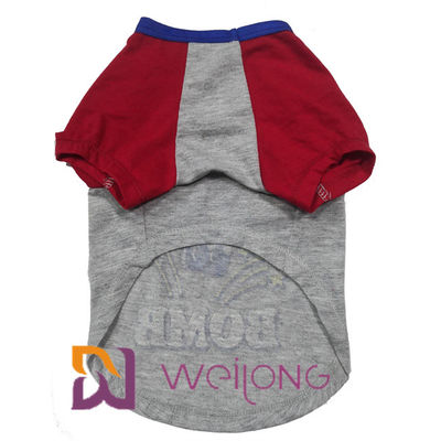 Summer Customizable Pet T Shirts For Dogs Rubber Print UK Flag