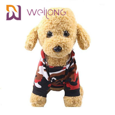 PET T-Shirt Customized Digital Print Camo Dog Hoodie / Sweatshirt