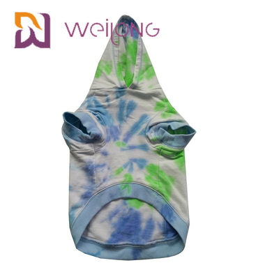 Cotton French Terry Tie - Dye Pet Hoodie House Dog Hoodies