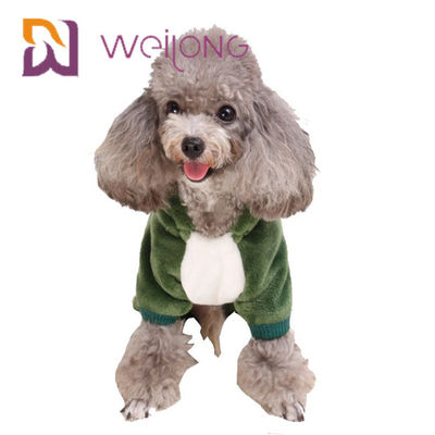 Coral Velvet Crocodile Small Dog Pajamas Cat Warm Dog Clothes Hoodie