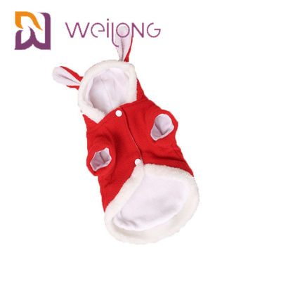 Easter Bunny Costume Halloween Cosplay Rabbit Pet Hoodie 100% Polar Fleece For Cat Dog