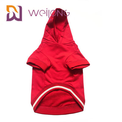 Customized Colours Printing House Pet Dog Christmas Hoodie CVC For Autumn / Winter