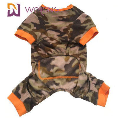 Poly Fleece Winter Pet Pajama Camo Skull Dog Fleece Onesie