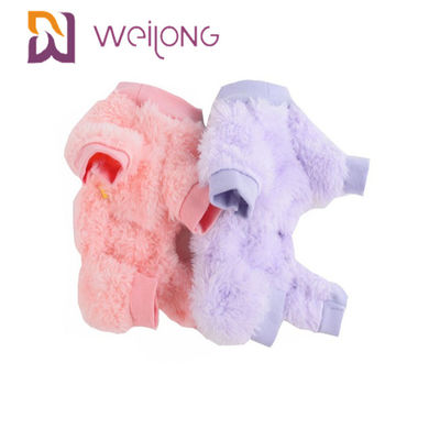 Breathable Dog Cat Pet Pajama Poly Soft Sherpa Cute Dog Pajamas