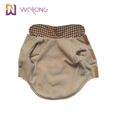 Embroider Windbreaker Poly Suede Dog Coat Customized for Autumn / Winter