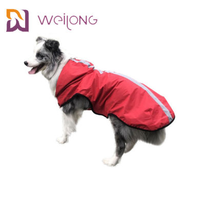 Waterproof Reflective Pet Raincoat Dog Windbreaker Jacket With Hood