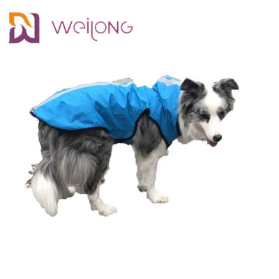 Waterproof Reflective Pet Raincoat Dog Windbreaker Jacket With Hood