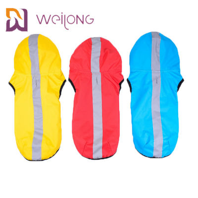 Waterproof Reflective Pet Raincoat Dog Windbreaker Jacket With Hood