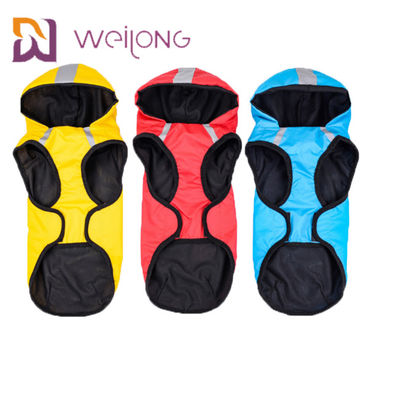 Waterproof Reflective Pet Raincoat Dog Windbreaker Jacket With Hood