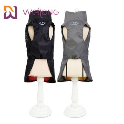 Low Permeability Reflective Stripe Buckle Dog Rain Suit Large Dog Raincoat