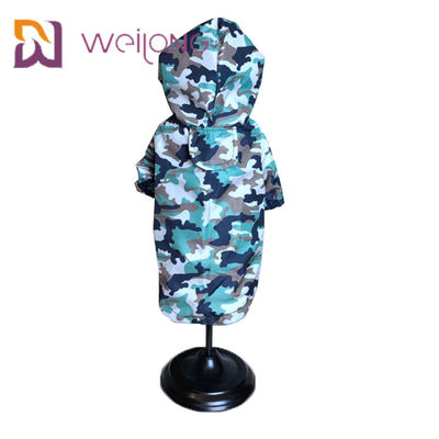 Velcro Opening Camo Pet Dog Waterproof Jumpsuit Mesh Lining