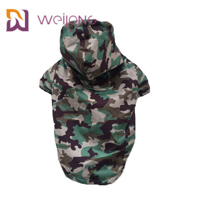 Velcro Opening Camo Pet Dog Waterproof Jumpsuit Mesh Lining