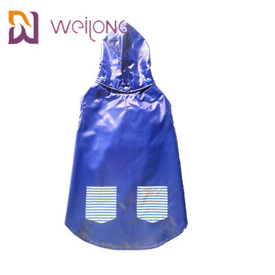 True Pocket Velcro Opening Medium Dog Raincoat Customized Double Sided