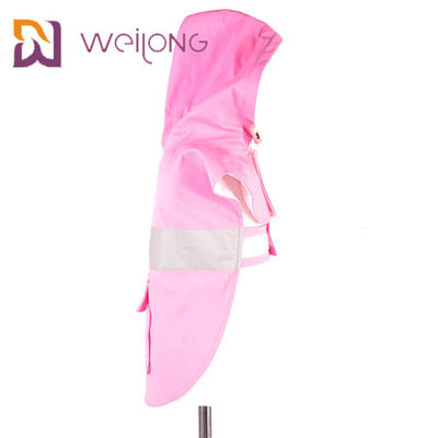 Adjustable Hoodie Pet Raincoat Real Pocket Reflective Dog Raincoat With Hood