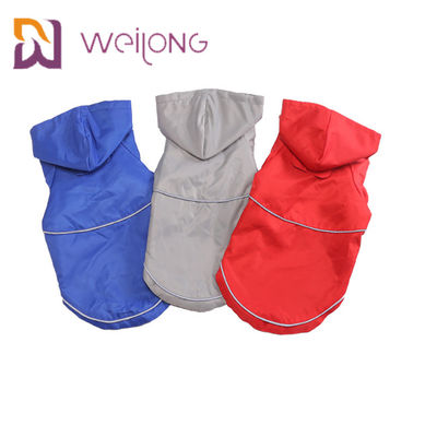 Warm Snaps Opening Dog Raincoat With Legs Waterproof Reflective Dog Rain Suits