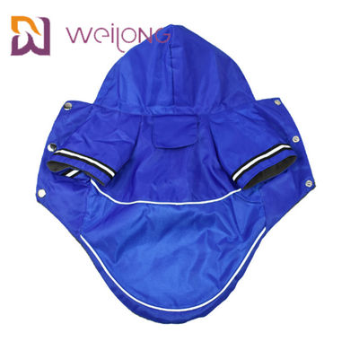 Warm Snaps Opening Dog Raincoat With Legs Waterproof Reflective Dog Rain Suits