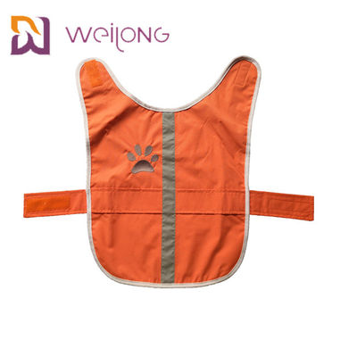 Embroider Print Polar Fleece Lined Dog Raincoat Dog Rain Suit
