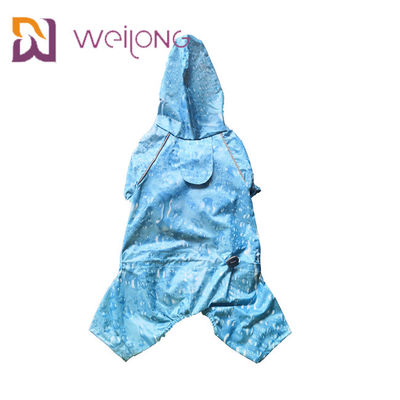 Reflective Waterproof Pet Raincoat For Dogs Cat In Rainy Season Customized Dog Rain Gear