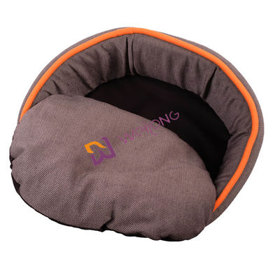 Round Flax Donut Fully Washable Dog Bed Self Warming BSCI dog comfort bed