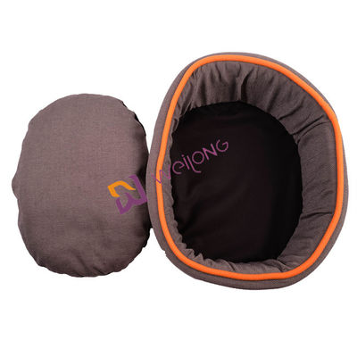 Round Flax Donut Fully Washable Dog Bed Self Warming BSCI dog comfort bed