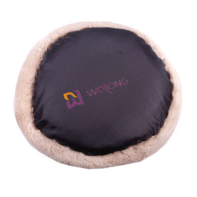 Donut Round Plush Dog Bed Anti Anxiety Cozy Calming Soft Luxury Pet Bed