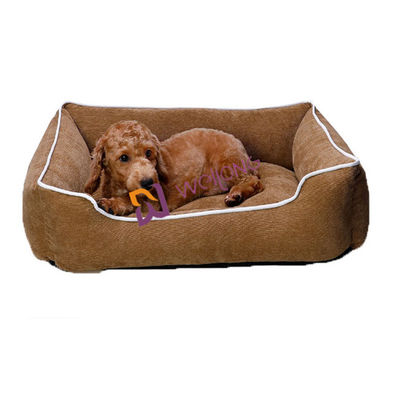 Corduroy Environmental Protection Self Warming Pet Bed PP Cotton orthopedic dog sofa bed