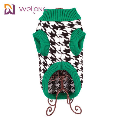 Twisted Knit Pet Sweater Turtleneck Cable Classic Pullover For Puppy Cats