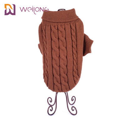 Turtleneck Cable Knit Dog Sweater Outfits For Dogs Cats