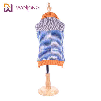 Classic Cable Knit Pet Sweater Jumper Coat Warm Pet Winter Clothes Outfits For Dogs Cats