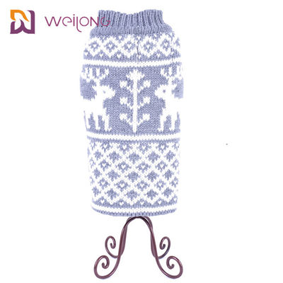 BSCI Winter Christmas Pet Clothing Acrylic  Knit Dog Holiday Sweaters