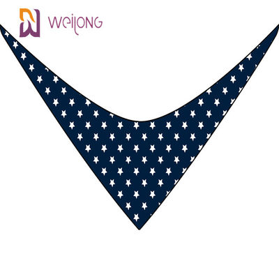 Unique Shape Adjustable Fit Pet Bandana Premium Durable Fabric Stars Stripes designer dog bandanas