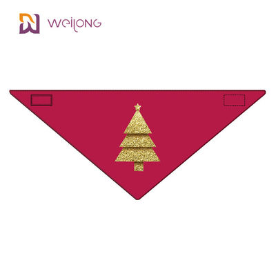 Comtim Christmas Dog Bandana Scarf Triangle Kerchief Bids For Small Medium Large Dogs &amp; Cats, Pet Accessories Decoration