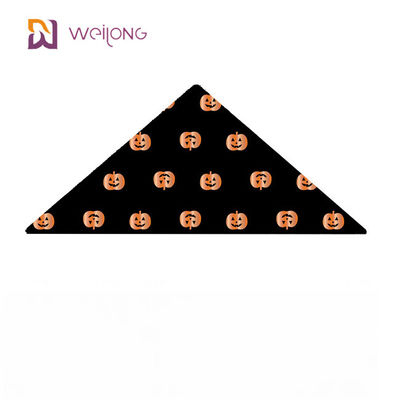 Pumpkin Halloween Dog Scarf Bandana Triangle Bibs Scarf Accessories Digital Printing