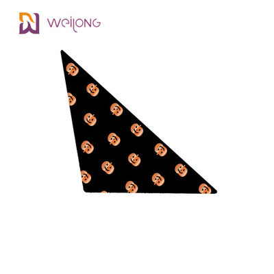 Pumpkin Halloween Dog Scarf Bandana Triangle Bibs Scarf Accessories Digital Printing